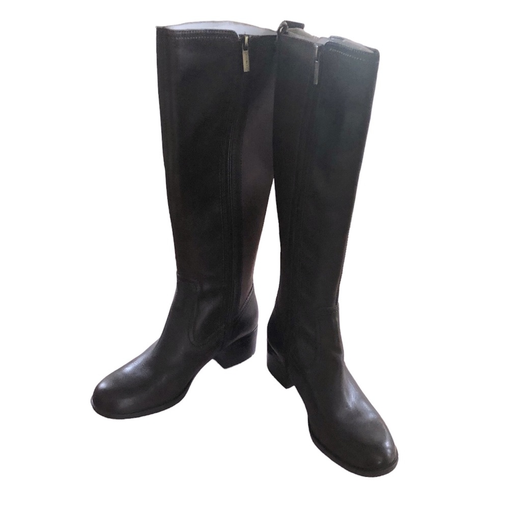 Bandolino high leather & stretch fabric boots